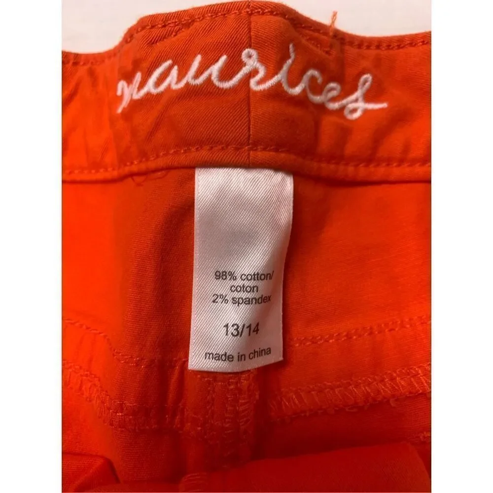 Maurice's Bright Orange Skinny Jeans